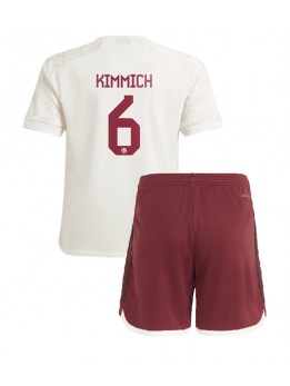 Otroški Nogometna dresi replika Bayern Munich Joshua Kimmich #6 Tretji 2023-24 Kratek rokav (+ hlače)